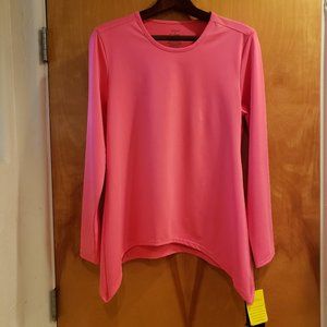 LuLu- NYC Neon Pink Athletic Long Sleeve Top